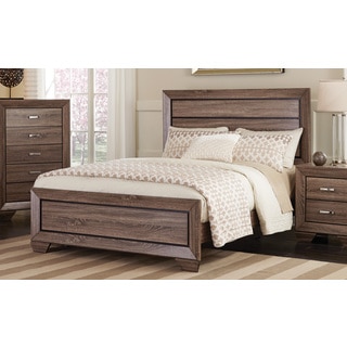 Coaster Company White-washed Taupe Wood Bed