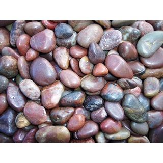 Exotic Pebbles & Aggregates PRS-1030 5-pound Red Polished Pebbles