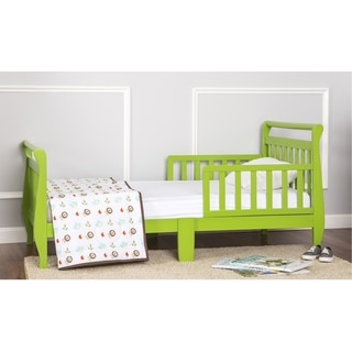 Dream On Me Green Toddler Sleigh Bed