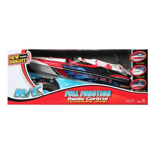 New Bright 18-inch R/C Full-function Donzi Boat. Opens flyout.