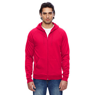 Unisex Big and Tall California Fleece Zip Red Hoodie