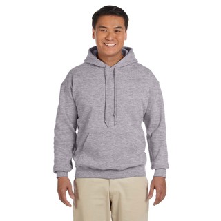 Men's Big and Tall 50/50 Sport Grey Hooded Jacket