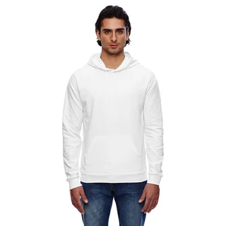 California Men's Big and Tall White Fleece Pullover Hoodie