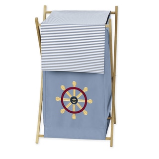 Sweet Jojo Designs Come Sail Away Collection Laundry Hamper
