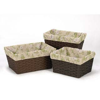 Sweet Jojo Designs Annabel Collection Basket Liners
