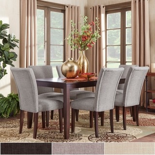 TRIBECCA HOME Pranzo Rectangular Tapered Legged 66-inch Extending Dining Table and Dining Set