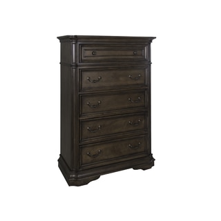 Amelia Antique Toffee 5-Drawer Chest