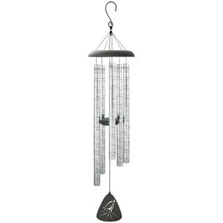 Carson Home Accents 'Heavenly Bells' Silver Aluminum 44-inch Sonnet Wind Chime