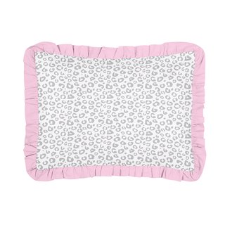Pink and Gray Kenya Collection Standard Pillow Sham by Sweet Jojo Designs