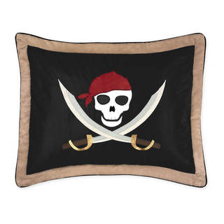 Pirate Treasure Cove Collection Standard Pillow Sham by Sweet Jojo Designs