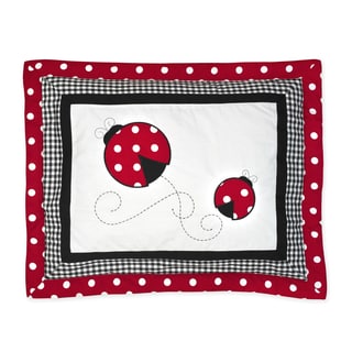 Sweet Jojo Designs Polka Dot Ladybug Collection Standard Pillow Sham