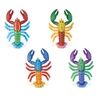 Lobster Bobble Metal Magnet (Set of 4)
