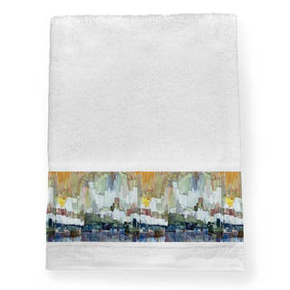 Laural Home Abstract Brush Strokes Bath Towel