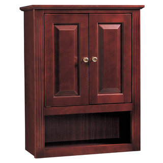 Hardware House 419358 24" Cherry Ambrosia Bath & Linen Cabinet
