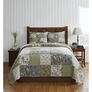 Natalie Cotton Patchwork Quilt Bedding Set