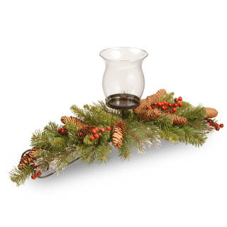 Crestwood Spruce 30-inch Centerpiece and Candle Holder