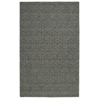 Trends Charcoal Wool Prism Rug (8'0 x 11'0)