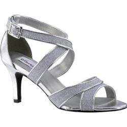 Women's Dyeables Amber Strappy Sandal Silver Glitter