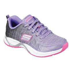 Girls' Skechers Hi Glitz Flutterspark Sneaker Purple/Black/Hot Pink