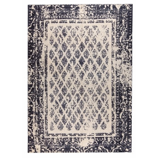 M.A.Trading Hand-woven Corona Charcoal/Grey (4'x6')