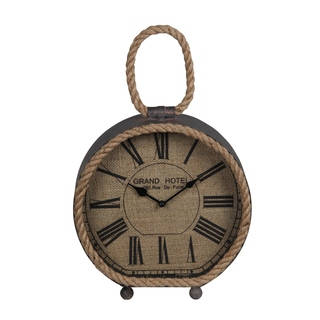 Privilege Brown Wood Table Clock With Rope