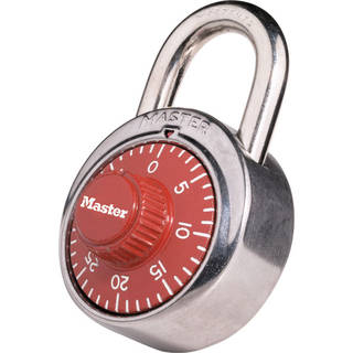 Master Lock 1504D Red Combination Padlocks