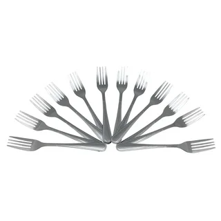 12-piece Stainless Steel Dinner Fork Set