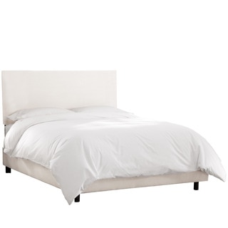 Skyline Furniture Premier White Upholstered Bed