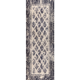 M.A.Trading Hand-woven Corona Charcoal/Grey (2'6"x8')