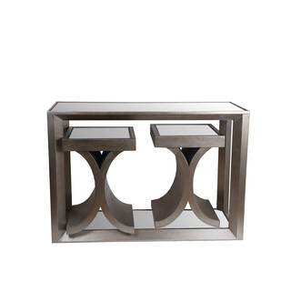 Privilege Grey Wood 3-piece Accent Tables