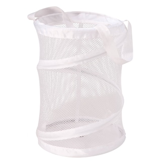Honey Can Do HMP-01138 8" X 8" X 12" White Mesh Pop Open Shower Caddy/Tote