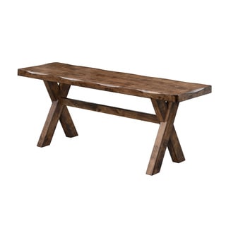 Coaster Company Brown Wood Dining Bench