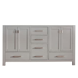Avanity Modero Chilled Gray Finish 60-inch Double Vanity Only