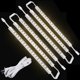 LED Concepts 6-pack Under Cabinet Warm White 12-inch Linkable LED Light Bars