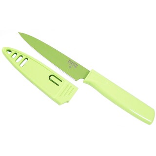 Kuhn Rikon 2812 4" Blade Green Paring Knife