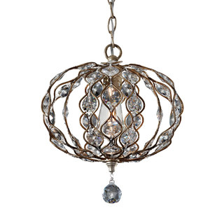 Feiss Leila 1 Light Burnished Silver Chandelier