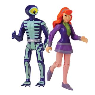 Scooby Doo Twin Pack 5 inch Action Figures Daphne and the Skeleton Man