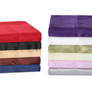Super Soft Satin Pillowcases (Set of 2) (Option: White)