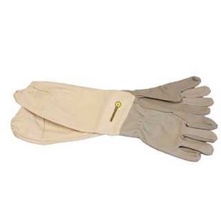 Bee Champions Large Leather Protective Beekeeping Gloves (Pack of 3)