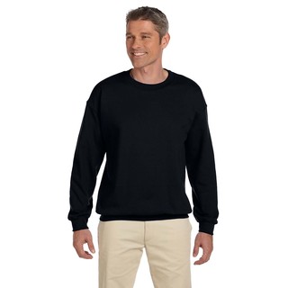 50/50 Fleece Men's Crew-Neck Black Sweater
