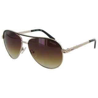 Guess Womens GF0268 Wire Rim Aviator Fashion Sunglasses