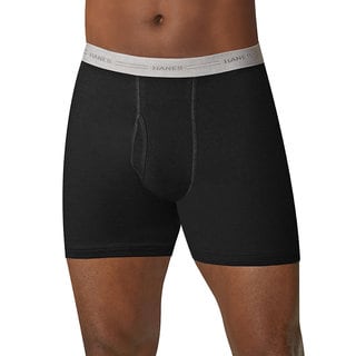 Men's Boxer Assorted Black/Grey Boxer Briefs with Comfort Flex Waistband (Pack of 5)