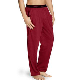 Logo Big and Tall Biking Red Waistband Solid Jersey Pants