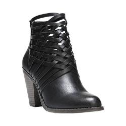 Women's Fergalicious Weever Bootie Black Synthetic Leather