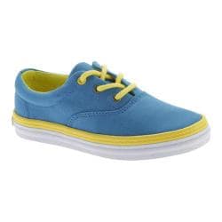 Girls' Cole Haan Pinch Kelley Sneaker Mediterranean Blue Canvas/Yellow