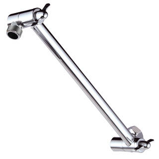 HotelSpa 11-inch Solid Brass Height and Angle-adjustable Shower Extension Arm