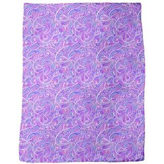 Stream of Paisleys Fleece Blanket