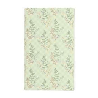 Green Branches Hand Towel (Set of 2)