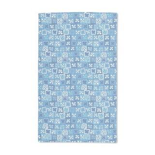 Floral Crossover Mosaic Hand Towel (Set of 2)