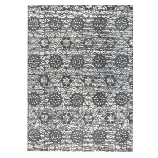 M.A.Trading Hand-woven Baltimore Charcoal/Grey (8'x10')